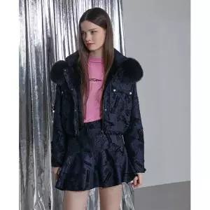 [에고이스트]ER4WZ761리얼퍼카라캐주얼숏점퍼_DJ