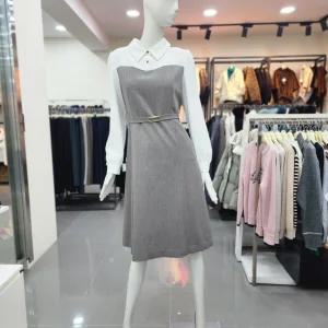 [꼼빠니아]스탠드 카라   블라우스  정장원피스   CAEW9-WTO