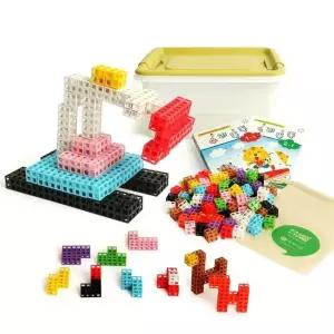 예비초등 매쓰큐브 500P 수학교재 20권 도형학습세트/ 연산놀이 높이쌓기 교육기관