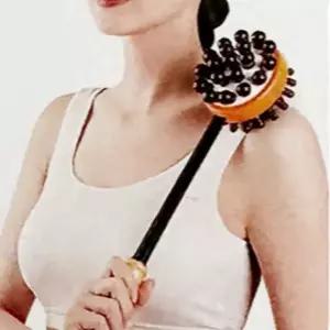 두드림 안마기 효도 어깨 마사지기 수동 안마기 전신 허리 휴대용 부모님 원목 지압 다리