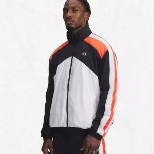 [언더아머] 남성 UA 아이콘 우븐 트랙 트레이닝 바람막이 방풍자켓 6003978-100 2524615