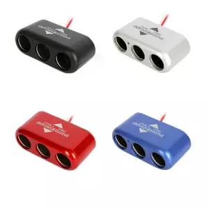 멀티 3구 소켓/충전/시거잭/시거잭/소켓/차량용/시가잭/차충전기/시거/분배기/차량/충전/스위치/12V/멀티탭