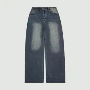 [행텐]남성 히든밴딩 와이드핏 스판 기모 데님팬츠_265(10490-055-803-10)