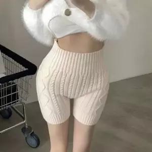 보온 여성 속바지 겨울 힙워머 여자 니트 내복 반바지