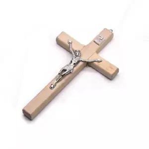 원목 십자가 예수상 목걸이 펜던트 종교용품 성물 기도용 교회 신앙