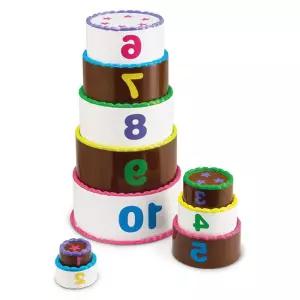 2세놀이학습 숫자인지 1~10 케이크 탑쌓기 홈스쿨 문화센터