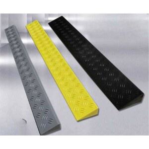 경사발판 문턱 경사로 안전 단축45cm 5고무 노란색 50x80x17cm 61x19