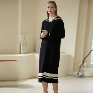 세일러 카라 니트 원피스 (VFOCI2930)