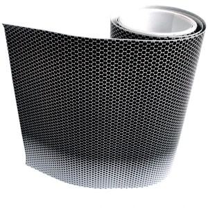 2M 블랙 자동차 앞유리용 햇빛 가리개, 천공 메쉬 비닐 틴트 필름, 열 및 자외선 차단, 자동차 내부 햇빛