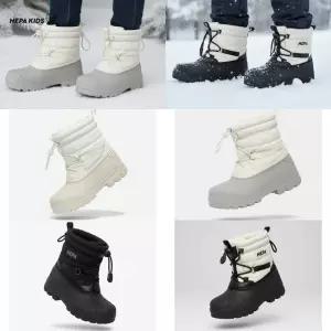 [백화점출고] 네파 키즈 겨울 신발 남아 여아 템퍼 스트링 방한 패딩 부츠 미끄럼 방지 생활 방수 방한화