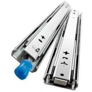 53폭 산업용 잠금 슬라이드 레일 서랍 슬라이딩 부드러운 밀림 하중 120kg 트랙 볼