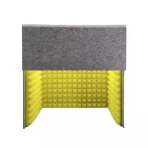 간이 방음 부스 녹음실 그레이 촬영 소음 흡음 1인