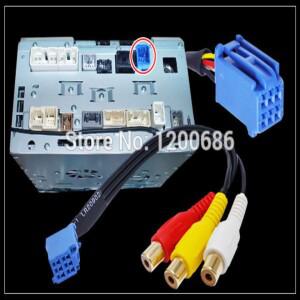 선택 2012-2013 Lexus 모델용 AVC20 암 AV RCA 입력 케이블 하네스