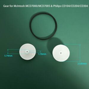 McIntosh MCD7000/MCD7005 및 필립스호환 CD104/CD204/CD304용 CDM-1 트레이 기어 - CD 플레이어 로딩 메커