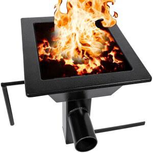 업그레이드된 블랙스미스 용접 석탄 대장간 파이어팟 10 X 12 인치 2600F 패리어 칼 및 공구 제작용으로 평가됨