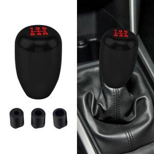 크리뭄 자동차 기어 변속 노브 수동 교체 유니버설 액세서리 인테리어 스틱 트럭 SUV용 5단 블랙