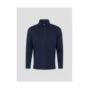 매장정품 빈폴 BEANPOLE GOLF 남성 약기모 하운드투스 잔패턴 칼라 티셔츠 - 네이비 BJ5941B15R 227957