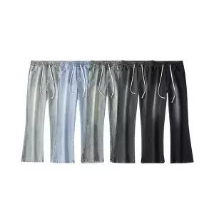 데님 남자 스타일 황토 미국 데님팬츠 바이브패션스트링 와이드핏 배기팬츠 나염 청바지 부츠컷 LKTM OP5