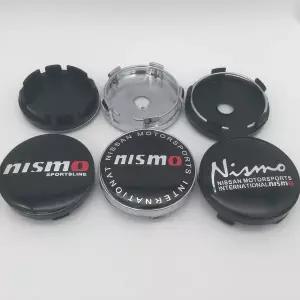 자동차휠캡 4pcs 3D 56mm 60mm 68mm nismo GTR 로고 자동차 엠블럼 휠 허브 센터 캡 배지 커버 스티커 데칼