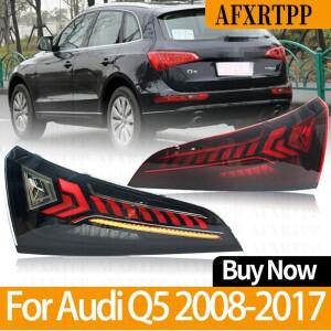 2008- 아우디 호환 Q5 리어 라이트 업그레이드 Q7 링 브레이크 후진 테일 어셈블리 자동차 액세서리 용 Led