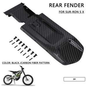 바이크 오토바이 리어 호환 펜더 머드 가드 휠 스플래시 카본 패턴 서론 라이트 비 S X 전기 자전거 액세서