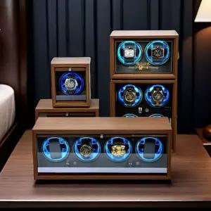 오토메틱 시계와인더 오토매틱 흑호두무늬 와치와인더