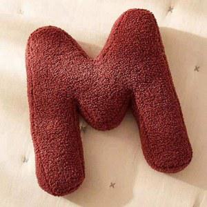 영문 편지 던지기 베개, 가정용 침대 소파 쿠션, 침실 홈 어린이 베개 시트 인형 자동차 장난감 소품, 장식