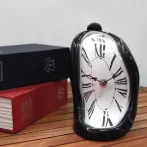 녹아내린 소품 무소음 탁상 시계 멜팅 클락 인테리어 (WFJ6TB8)