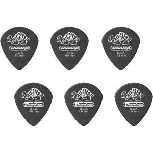 [미국배송] 던롭 재즈 III 피치 블랙 토텍스 기타 샘플 버라이어티 믹스 팩(각 게이지 2개) 12/플레이어 팩 선택