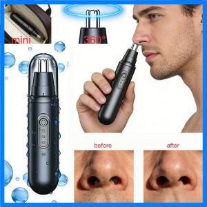 남성용 코털 트리머 충전식 미니 트리머 코와 귀용 눈썹 헤어 커터 클리퍼 무통증 남성 코털 제거기