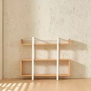 리브하우스 CZ3351 참죽 원목 3단 책장 1200 3colors 356935