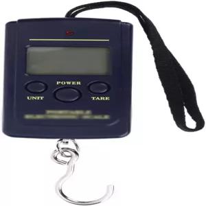 LEIXIUSM 유틸리티 수하물 저울 40kg x 10g 낚시 여행용 미니 디지털 스틸야드 걸이 전자 후크 주방 무게