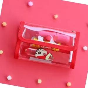 지갑 등 월렛 어린이 키즈 투명 보관대 클리어 홀더 카드케이스 받침대 MWFJKY30