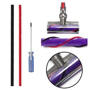 호환호환 V11 - V15 진공 청소기 롤링 브러시 스트립용 플러시 2개