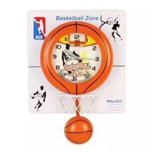 벽시계 시계 오렌지 아이방 327335b 농구 (WFJQYPH)