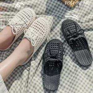 고무 젤리 여성 블로퍼 뮬 샌들 WFHZV7Q