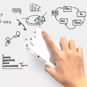 선명한 유성 마카펜 마그네틱 케이스형 싸인펜 다용도 필기구 (WFJ6WDF)