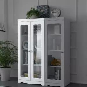 낮은책꽂이 책장선반 거실서재 진열장 유리장 1300 MR209