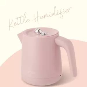 하츠 무선 미니 가습기 탁상 휴대용 케틀 핑크 350ml BNS