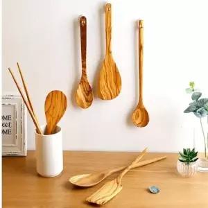 원목 롱포크 디저트 포크 과일포크 조리도구 키친툴 (WFK8X6Q)