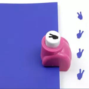 미니 모양 1P 손가락V 추천템 펀치 인기 펀칭기 팬시