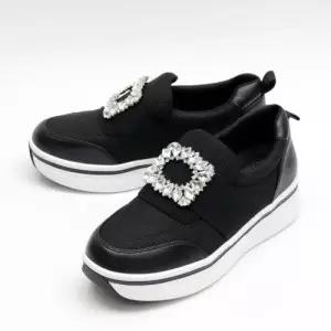 [제이시]제이시 푹신한 소가죽 키높이 통굽 슬립온 5cm K337