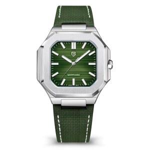 파가니 디자인 패션 남성용 42mm 쿼츠 스테인리스 스틸 시계 야광 방수 간단한 비즈니스 기계식 스윕 초 타이머