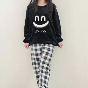 엄마 딸 커플 체크 수면잠옷 4사이즈