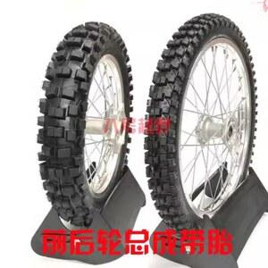 타이어 ZHENGLIN K6 용 포함 Alu 휠 림 허브 모토크로스 오프로드 오토바이 더트 피트 바이크 후면 18 인치 전면 21