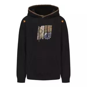 남성 데일리룩 맨투맨 빈티지 자수 후드 겨울 기모 도톰 에스닉 풀오버 패션 힛템