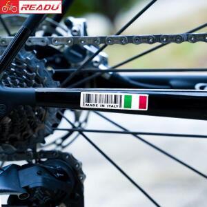 READU-자전거 스티커 플래그 바이크 프레임 개인 장식 데칼 맞춤형 라이더 ID 1세트