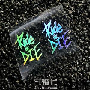 라이딩 OR 다이 자전거 프레임 스티커 DIY 탑 튜브 장식 MTB 도로 데칼 방수 사이클링 액세서리 2피스