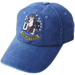 [Avirex] F-14 TOMCAT 6 TOM CAT 01 [아빌렉스] 피그먼트 밀리터리 로우 캡 베이스볼 캡 모자 패널 풀 남성