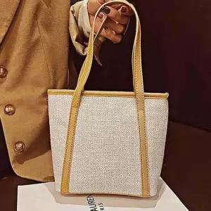 캔버스 미니백 캔버스백 여자여름가방 트백